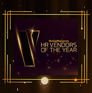 HR Vendors of the Year 2024 award badge