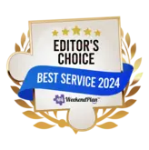 MyWeekendPlan Editor's Choice 2024 award badge